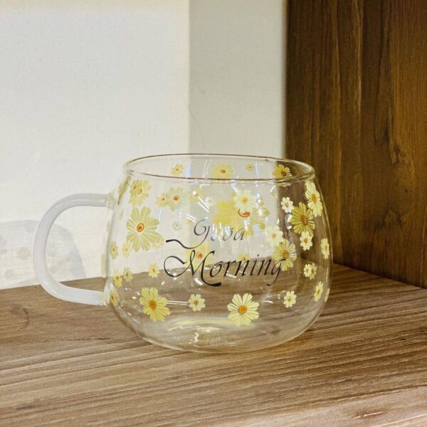 Pyrex Mug Daisy Flower - Good Morning (400 ml ) - Image 2